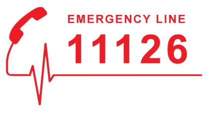 Emergency line: 11126